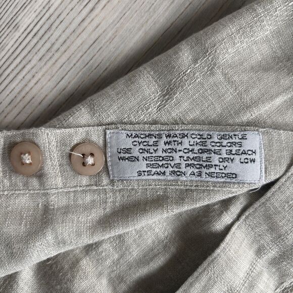 Ron Chereskin Washable Linen Rayon Button Down Shirt Size XXL - Picture 7 of 7